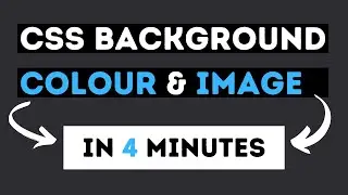Simplest Way To Colour Backgrounds With CSS + Fit Image To Background!