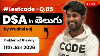 🚀 Daily Live Coding | 12th Jan 2026 | Telugu | Java