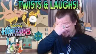 SHOPKEEP SHENANIGANS! ROY'S STOLEN TREASURE! Pok&eacute;mon Horizons Episode 28 REACTION!