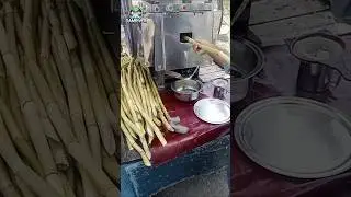 Amazing Sugarcane Juice Machine in Action 💥 | Desi Power | #Shorts