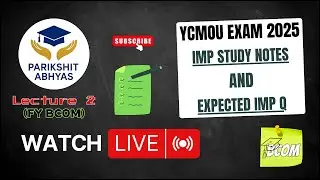 Lecture 2 🛑 YCMOU Exam IMP Q & Study Notes for May/June 2025 Exam | YCMOU Study Notes | YCMOU IMPQ