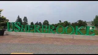 86 [4K] University of Sherbrooke # Walking Tour # Quebec, Canada