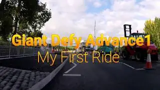 My First ride on the Giant Defy Advanced 1