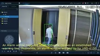 Line Crossing Analysis in Jovision IP Camera