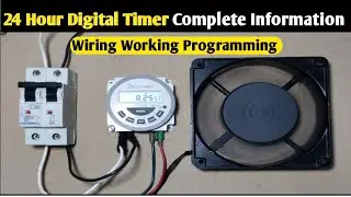 Digital Timer Setting Working and Wiring| How to Install Digital Timer|24 Hour Digital Timer Setting
