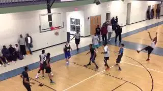 Malcolm Williams get the inbound pass and drains the #TreyB
