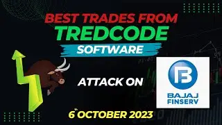 BAJAJ FINSERV analysis with TREDCODE {Trading Cafe India} | 06 - 10 - 2023 | #tradeanalysis