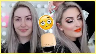 MARC JACOBS SHAMELESS FOUNDATION REVIEW & WEAR TEST | HANNAH SCHRODER