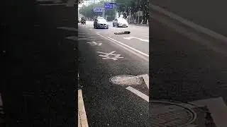 Chinese Man Throws Temper Tantrum On Street (Original)