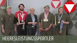 Ministerin Tanner verabschiedet Heeresleistungssportler aus dem Dienst