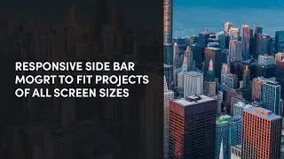 Responsive Side Bar MoGRT - For Adobe Premiere Pro