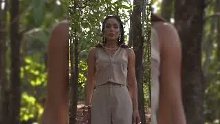 Cal&ccedil;a Reta Linho - Gaia