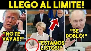 TOMALA! BRICS DOBLA A TRUMP, SE ARREPIENTE. NO AGUANTO MAS, PIDE ACUERDO. HOY