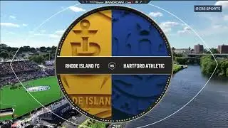 USL Soccer on CBS Sports intro Hartford Athletic at Rhode Island FC