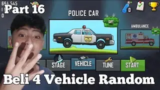 Beli 4 vehicle random - Hill Climb racing indonesia  - Part 16