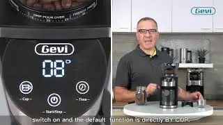 How To Use The Gevi Coffee Grinder GECGI406B-U To Choose Cup