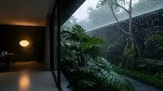 Cozy Rain & Smooth Jazz ☕️ Relaxing Lofi Jazz Mix for Study, Work, Sleep