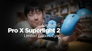 Logitech G Pro X Superlight 2 - Limited Edition Cyan - Unboxing