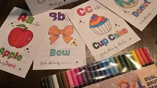 Dual Markers Brush Pens Stocking Stuffers, 36 Art Markers Christmas Gifts for Teens, Double Tip Colo