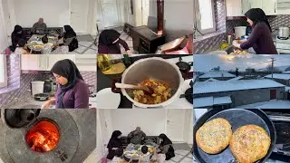 4 ATANIN HAKKINI 1 TUTARIM‼️HASTANELİK OLAN KAYINVALİDEMGİLE İFTAR HAZIRLIĞIM⁉️SOBADA SOĞAN PATATES👍