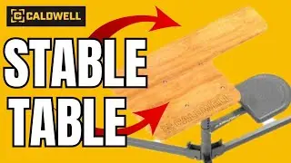 Caldwell Stable Table BR Shooting Bench UNBOX and ASSEMBLY