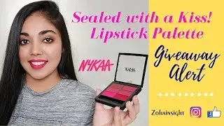 Nykaa Sealed with a Kiss! Lipstick Palette Bold & Beautiful Review | Zohainsight