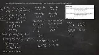 6.71. Rozwiąż algebraicznie układ r&oacute;wnań. Następnie przedstaw jego interpretację graficzną...