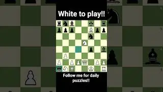 Did u find? #learnchess #chess #sicilian #chesscommunity #puzzle #chesstactics #checkmate