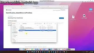 Step 2.1 Generate Development and Distribution certification on Apple Site for iOS Application