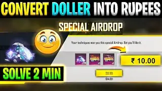 How to solve special airdrop dollar Showing problem in free fire | Free fire USD dollar to rupees