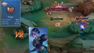 Unstoppable Meta Roger  VS  Wanwan  |  Mythic Lobby | I Got Maniac in end |
