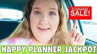 MASSIVE Happy Planner Clearance Sale! | Happy Planner Shopping Vlog | Craft Store Shop With Me