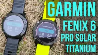 Garmin Fenix 6 Pro Solar Titanium vs Sapphire - It's Expensive!