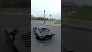 Legendary Lamborghini Miura Sound In Paris #shorts #car #lambroghini #miura