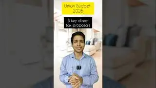 Union Budget 2026 - 3 Key Direct Tax Proposals #budget2026 #amendments #directtax #fm #buyback #tax