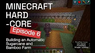 I built an AUTOMATIC PAPER FARM In Hardcore Minecraft