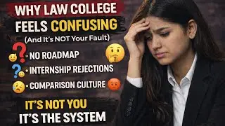 WHY LAW COLLEGE FEELS CONFUSING(And It’s NOT Your Fault)#lawwithroshni #lawstudent #reality 