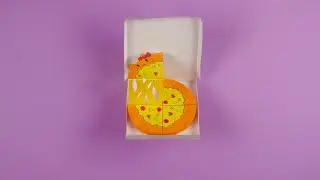 DIY HELLO KITTY pizza box | craft / gift idea / easy origami / how to make