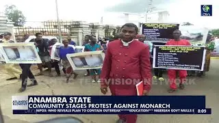 ANAMBRA STATE: Community stages protest against monarch&rsquo;s attitude