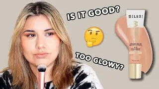 NEW MILANI GLOW HYDRATING SKIN TINT | Review & wear test + Milani Chill Out Soothing Face Primer