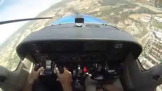 Spain. Flight with an instructor. Circles. d'&Ograve;dena (LEIG)