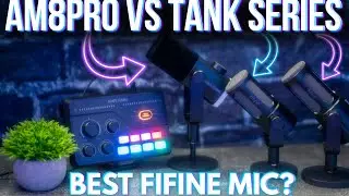 FIFINE AM8 Pro против TANK1 против TANK3 против TANK6 – Какой микрофон стоит купить в 2026 году?