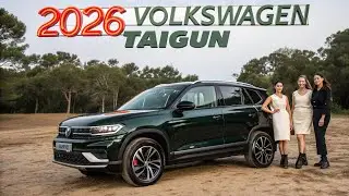 Представлен новый Volkswagen Taigun 2026 года! Компактный внедорожник получил смелое обновление! ...