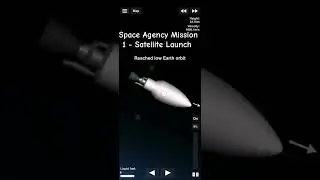 Space Agency Mission 1 - Satellite Launch #sfs #spaceagency #space