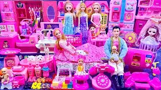 18 Minutes Satisfying with Unboxing Pink Princess House Toys Collection ASMR | Review Toys