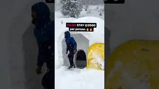 Stayed in a snow House near Manali in Sethan village| Amazing snowfall experience himachal trek