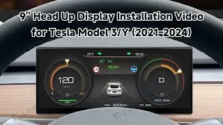Tesla Model 3/Y HUD Installation Guide (Wireless CarPlay & Android Auto | Step-by-Step Tutorial)