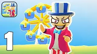 Carnival Land - Part 1 Stickman Idle Amusement Park Simulation - Gameplay Walkthrough