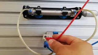 EnV03 - ElectroVálvula 5/2 retorno por muelle en cilindro doble efecto