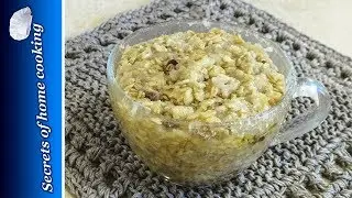 Apple Crumble Cake - Microwave Mug Cake